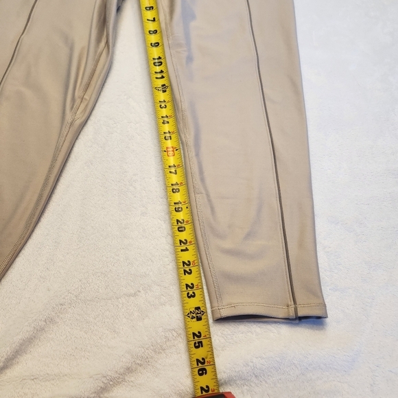 Abercrombie & Fitch YPB Womens Beige High-Waisted Leggings Size XXL  #394 - Picture 9 of 10